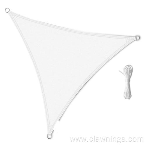 Triangle Sun Shade Sail Waterproof Polyester PU Coating